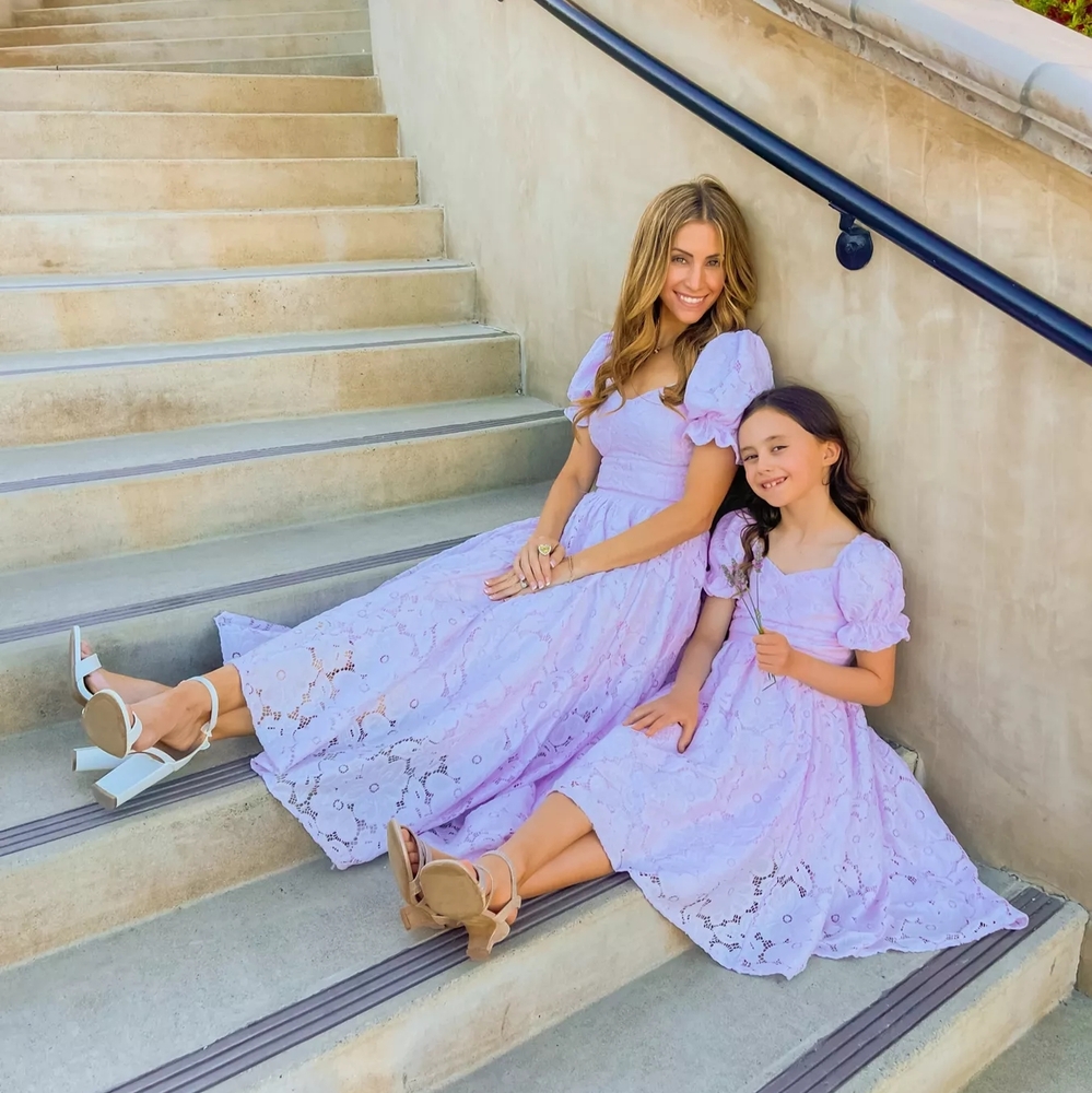Ivy City Co Lilac Lace Dress